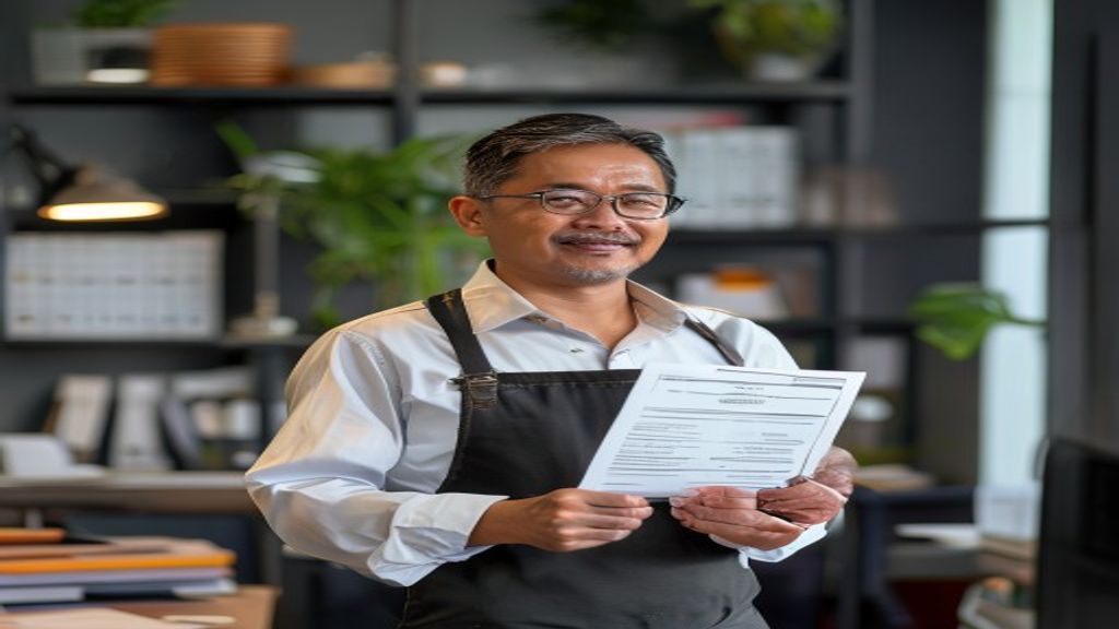 Ilustrasi fungsi legalitas usaha dan manfaatnya bagi pelaku bisnis dalam meningkatkan kepercayaan dan kepatuhan.