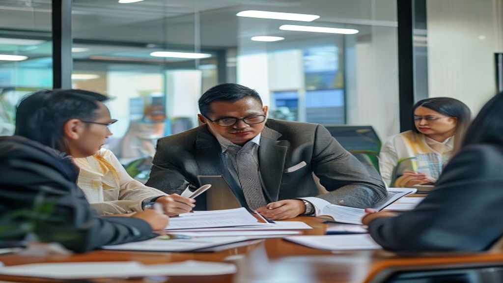 Ilustrasi layanan profesional pendirian CV, membantu wirausahawan memulai usaha dengan cepat dan legal