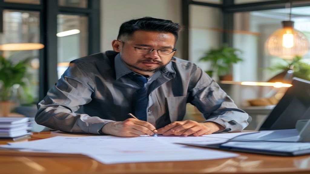 Ilustrasi profesional layanan jasa pendirian CV cepat, lengkap dokumen, membantu usaha baru sukses.