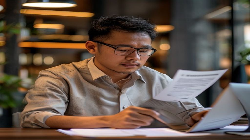 Infografik manfaat legalitas usaha: meningkatkan kepercayaan, akses pembiayaan, perlindungan hukum, dan pertumbuhan b...